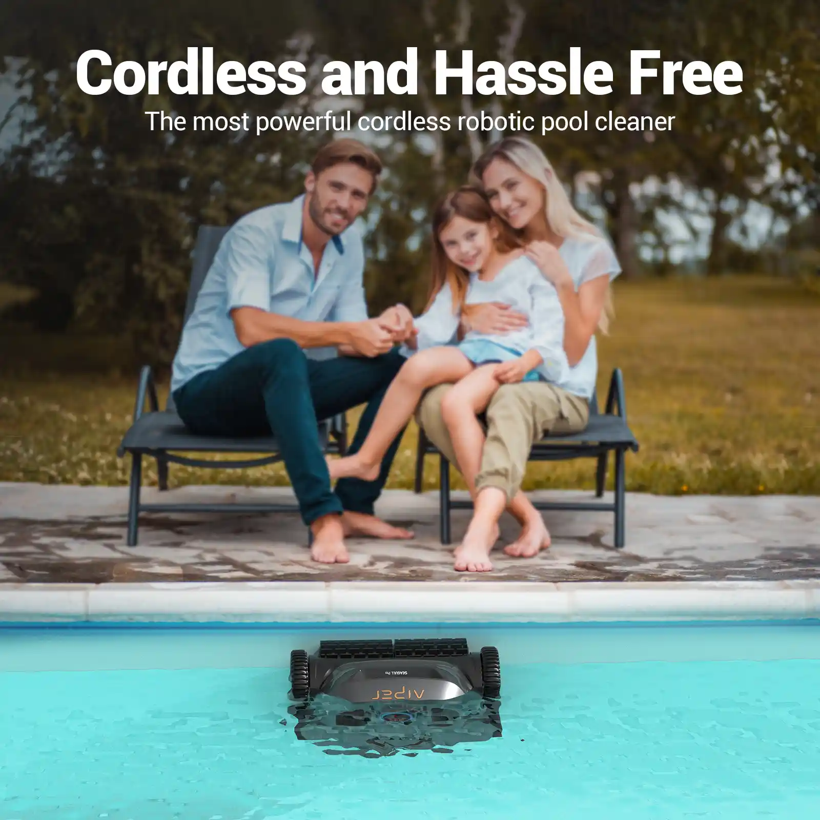 Seagull Pro Lite robot de curățat piscina, fără fir Aiper